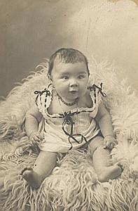 Young Baby Toys Fashion France Old Photo 1900