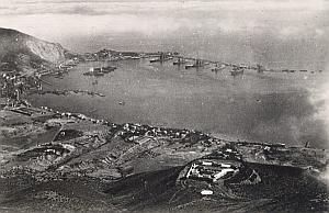 WWII Bataille Navale Anglo-Française de Mers el Kébir juste avant l'attaque Photo juillet 1940