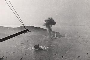 WWII Battleship Mers el Kebir Shelling Port Photo 1940