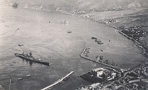 WWII Bataille Navale Anglo-Française de Mers el Kébir la rade après le 6 juillet Photo 1940