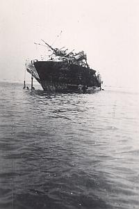 WWII Bataille Navale Anglo-Française de Dakar Photo Septembre 1940