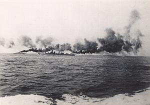 WWII Bataille Navale Anglo-Française de Dakar Photo Septembre 1940