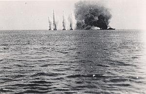 WWII Battleship Battle of Dakar Photo September 1940