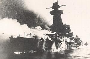 WWII Bataille Navale Sabordement du Admiral Graf Spee Photo decembre 1939