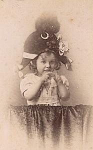 Disguised Child Girl Photographic Fantasy France ca1900
