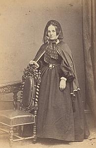 E. Bauty Lausanne Protestantisme Ancienne CDV Photo Autographe 1860