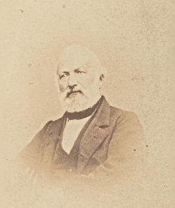 Monsieur Rittener Lausanne Protestantisme Ancienne CDV Photo Autographe 1860
