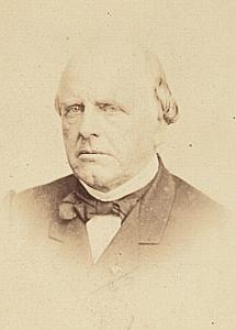 Henri Hollard Suisse Protestantisme Ancienne CDV Photo Autographe 1860