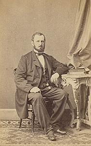 Marc Fourtançon ? Yverdon Suisse Protestantisme Ancienne CDV Photo Autographe 1860