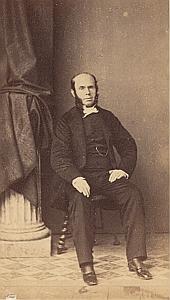 Joseph Webster Protestantisme Gibraltar Royaume Uni Ancienne CDV Photo Autographe 1860