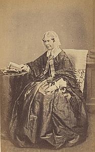 Sarah Prideaux Tregelles Protestantisme Royaume Uni Ancienne CDV Photo Autographe 1860