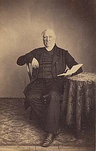 Pasteur Alexander Dallas Protestantisme Royaume Uni Ancienne CDV Photo Autographe 1860