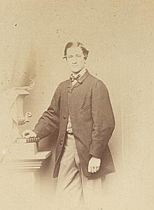 James E Somerville Protestantisme Royaume Uni Ancienne CDV Photo Autographe 1860