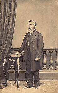 Henrique Cade Dublin Protestantisme Royaume Uni Ancienne CDV Photo Autographe 1860