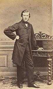 M Cohen Stuart Protestantisme Utrecht Ancienne CDV Photo Autographe 1860