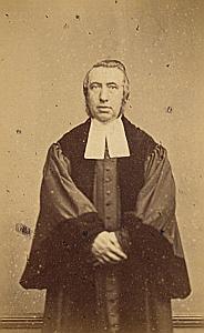J J Van Oosteyee Protestantisme Utrecht Ancienne CDV Photo Autographe 1860
