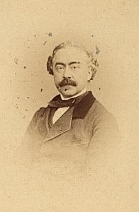 Baron de Pallandt Protestantisme La Haye Ancienne CDV Photo Autographe 1860