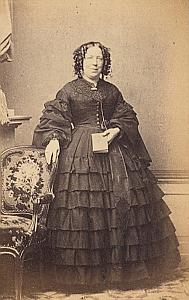 Baronne de Brakell Doorwerth Protestantisme Ancienne CDV Photo Autographe 1860