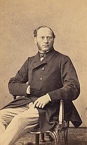 Pasteur Hackez Protestantisme Schney Ancienne CDV Photo Autographe 1860
