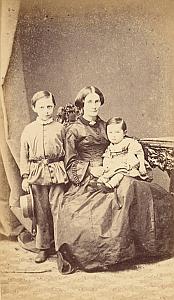 Mde Cavier & ses Fils Protestantisme Pau Ancienne CDV Photo 1860