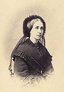 Madame Veuve Dumon de Pau Protestantisme Toulouse Ancienne CDV Photo Autographe 1860
