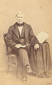 Pasteur Jousse Protestantisme Sainte Foy Ancienne CDV Photo 1860