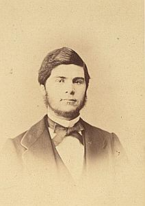 Pasteur Benjamin Couve Protestantisme Bordeaux Ancienne CDV Photo Autographe 1860