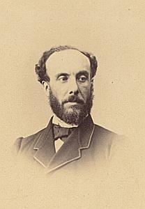 Jean Jules Clamageran Protestantisme Bordeaux Ancienne CDV Photo Autographe 1860