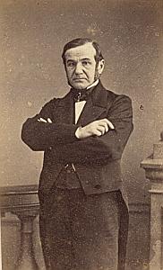 F Zepperlen Protestantisme Paris Ancienne CDV Photo Autographe 1860
