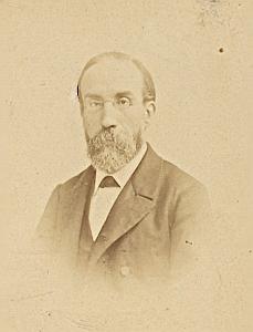 Pasteur ??? Envoi Protestantisme Paris Ancienne CDV Photo Autographe 1860