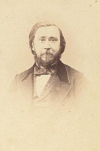 Monsieur Nerwell Protestantisme Paris Ancienne CDV Photo Autographe 1860