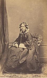 Madame JJ Keller Protestantisme Paris Ancienne CDV Photo 1860