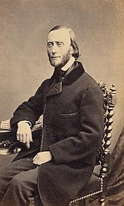 Historien Jules Bonnet Protestantisme Nimes Ancienne CDV Photo Autographe 1860
