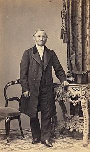 Eugène Cazalis Protestantisme Bern Ancienne CDV Photo Autographe 1860