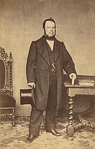 Frederic You Protestantisme Marennes Ancienne CDV Photo Autographe 1860