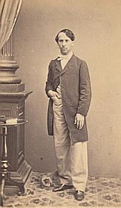 Gabriel Blaise Protestantisme Marseille Ancienne CDV Photo Autographe 1860
