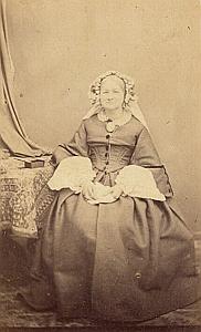 Mademoiselle Lefague Protestantisme Marseille Ancienne CDV Photo 1860