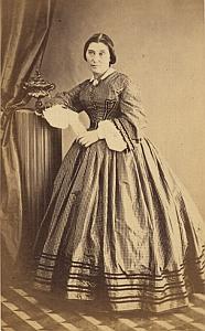 Madame E Weiss Marseille Protestantisme Ancienne CDV Photo Autographe 1860