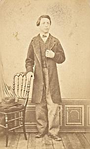 Emile Vernet Marseille Protestantisme Ancienne CDV Photo Autographe 1860