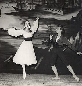 Tallchief Skibine Dance Ballet Old Lipnitzki Photo 1955