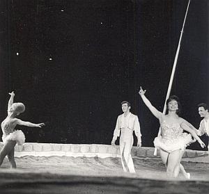 Moscow Circus Paris France Old Lipnitzki Photo 1955