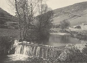 Dordogne River Bort France Old Photo 1930