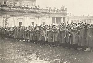 Military Ceremony Roma Italy Old Photo 1930