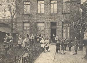 Young Girls School Paris France Old Photo 1930