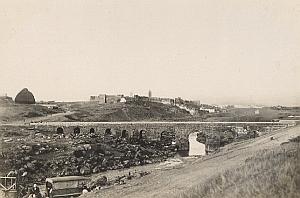 Road Scene Panorama Maghreb Old Photo 1930