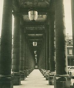 Palais Royal Colonnade Paris France Old Photo 1965