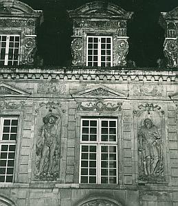 Hotel De Sully Facade Paris France Old Photo 1965