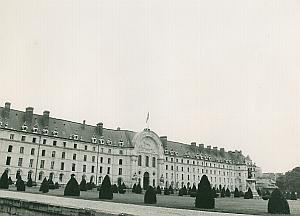 Les Invalides Paris France Old Photo 1965