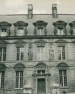 Hotel de Sully Paris France Old Photo 1965