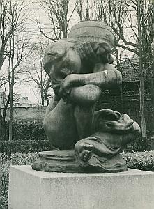 Rodin Museum Detail Paris France Old Photo 1965